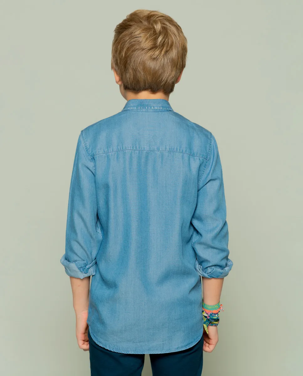 Camisa niño tencel denim - Image 2