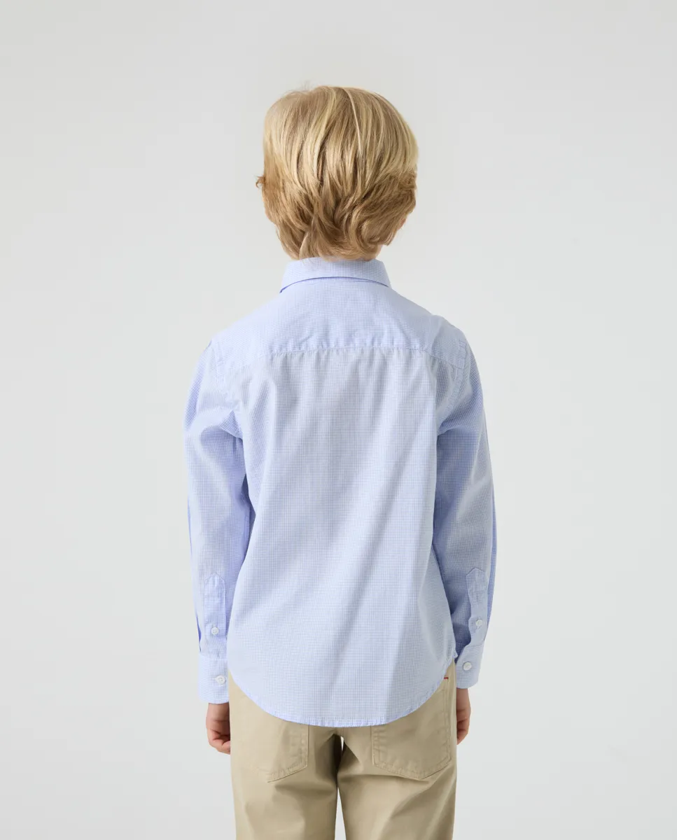 Camisa Niño Vichy Celeste - Image 4