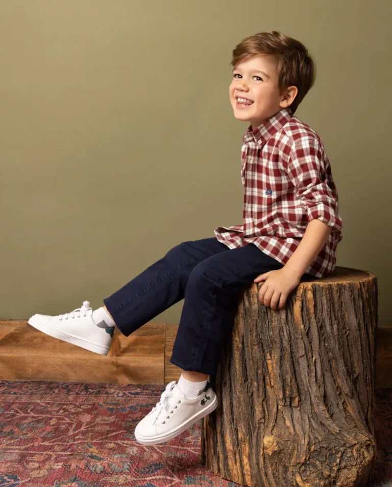 Camisa niño wales burdeos - Image 5