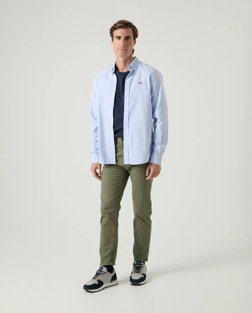 Camisa Oxford Celeste - Image 4