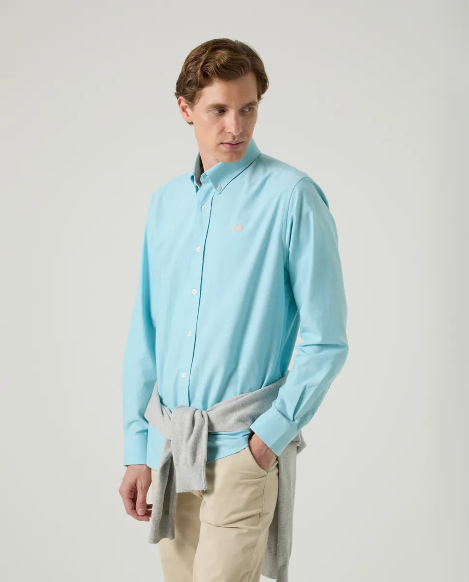 Camisa Oxford Turquesa - Image 4