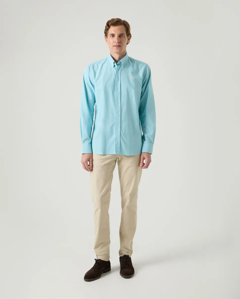 Camisa Oxford Turquesa - Image 5