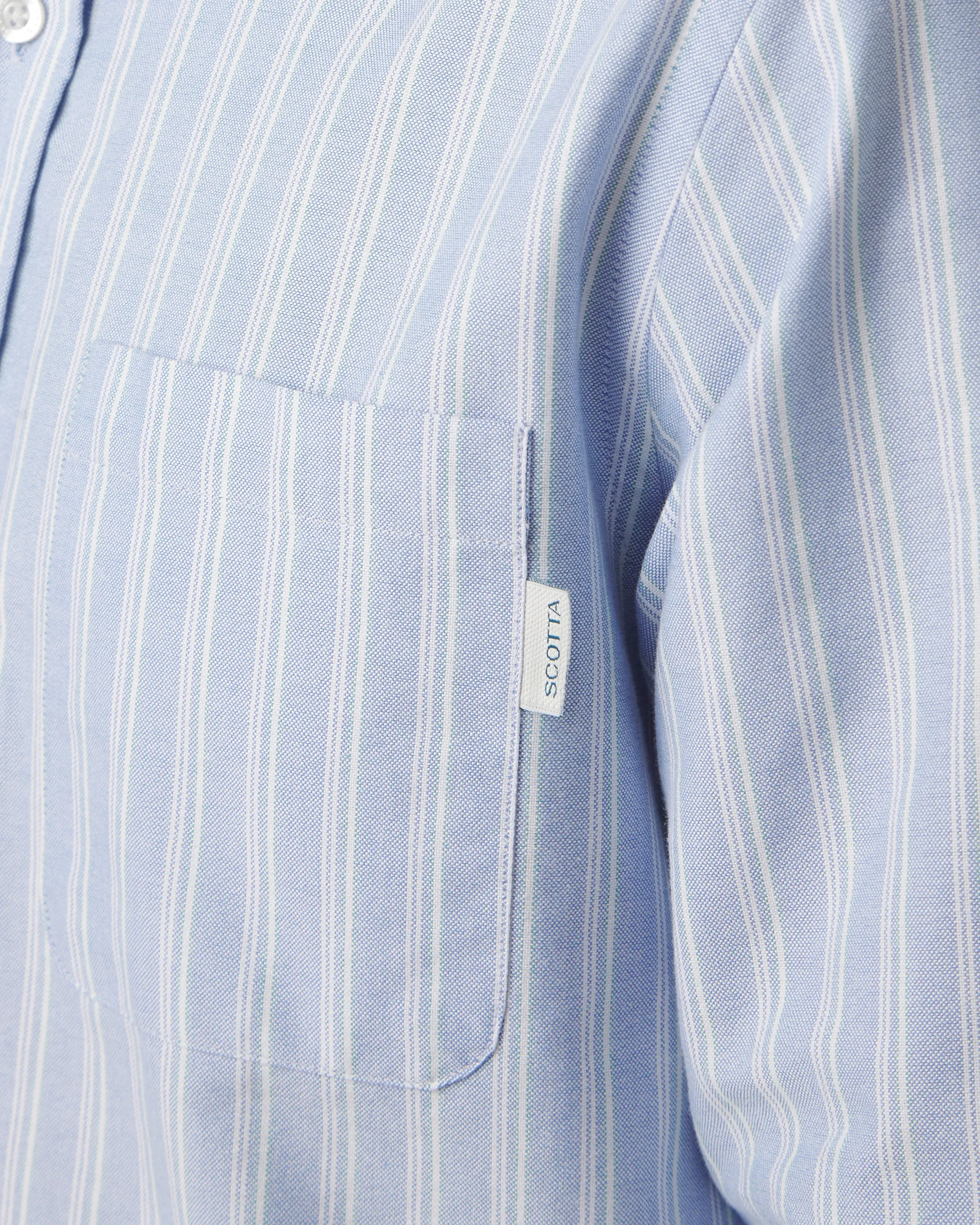 Camisa Pocket Relax Organic Celeste - Image 3
