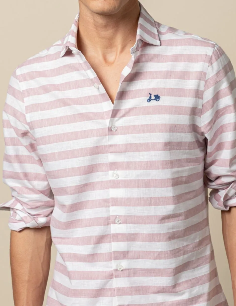 CAMISA RAYA SEA BURDEOS - Image 2