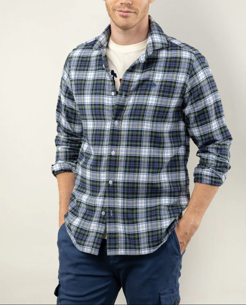 Camisa Scotland tartán verde - Image 3