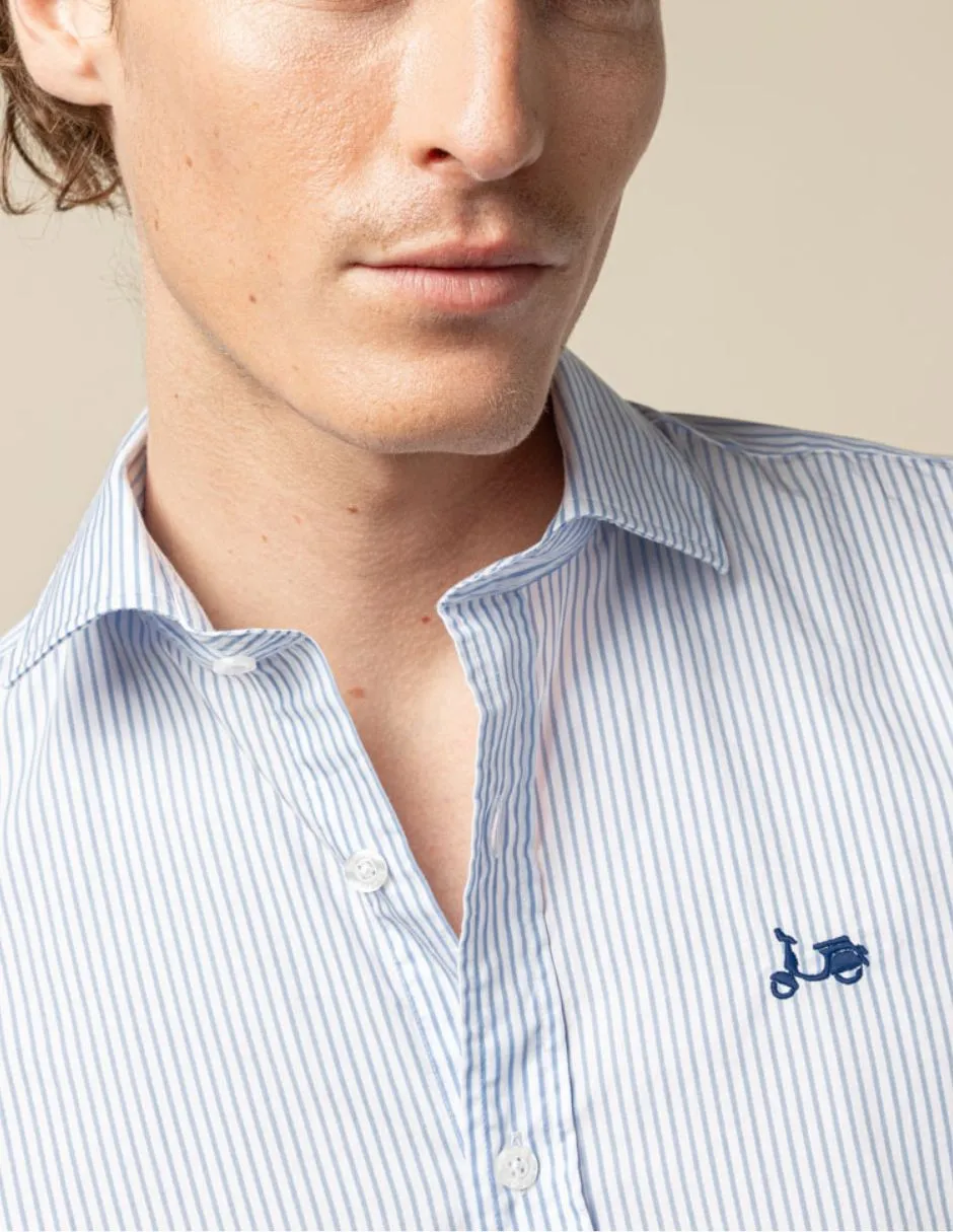Camisa stripes celeste - Image 2