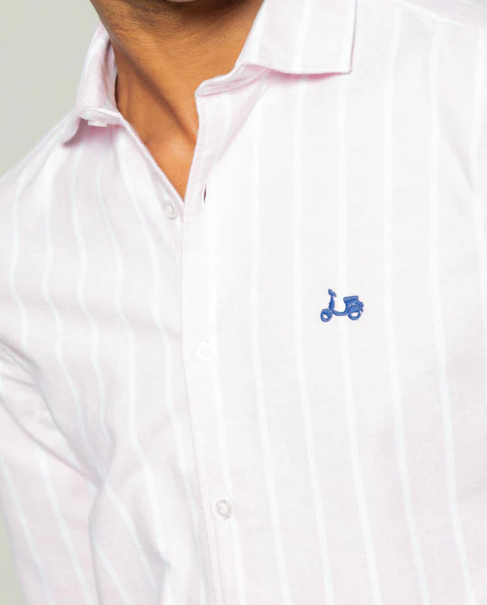 Camisa stripes sport rosa - Image 2