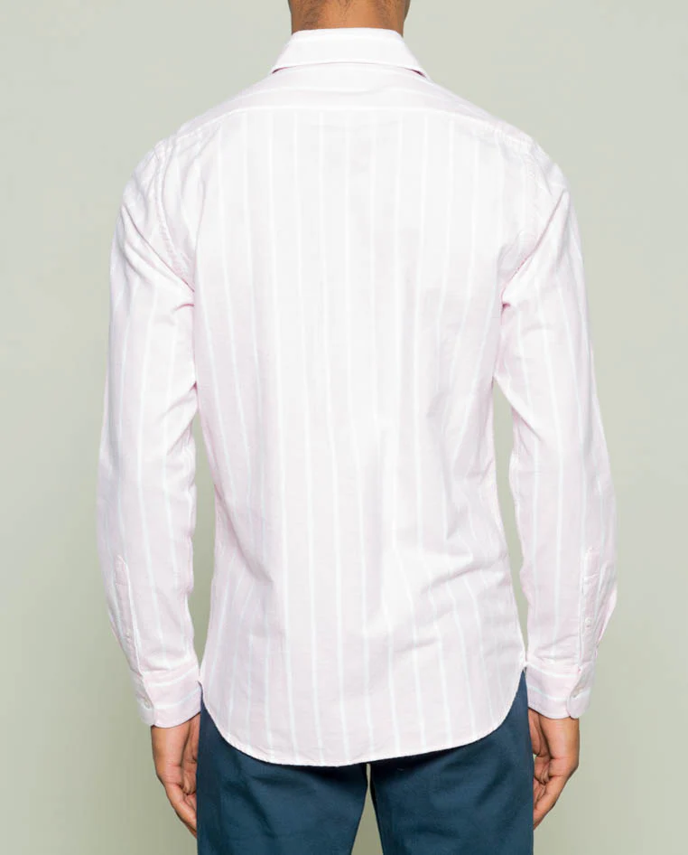 Camisa stripes sport rosa - Image 3