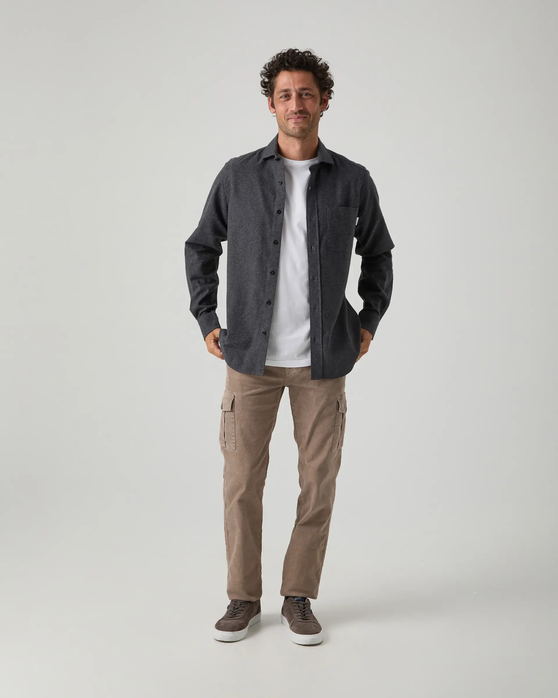 Camisa Urban Pocket Gris Oscuro - Image 5