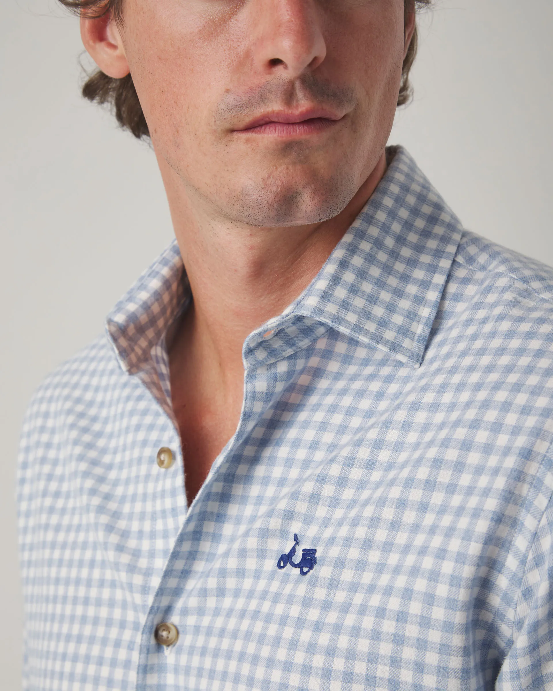 Camisa Vichy Rustic Celeste - Image 2
