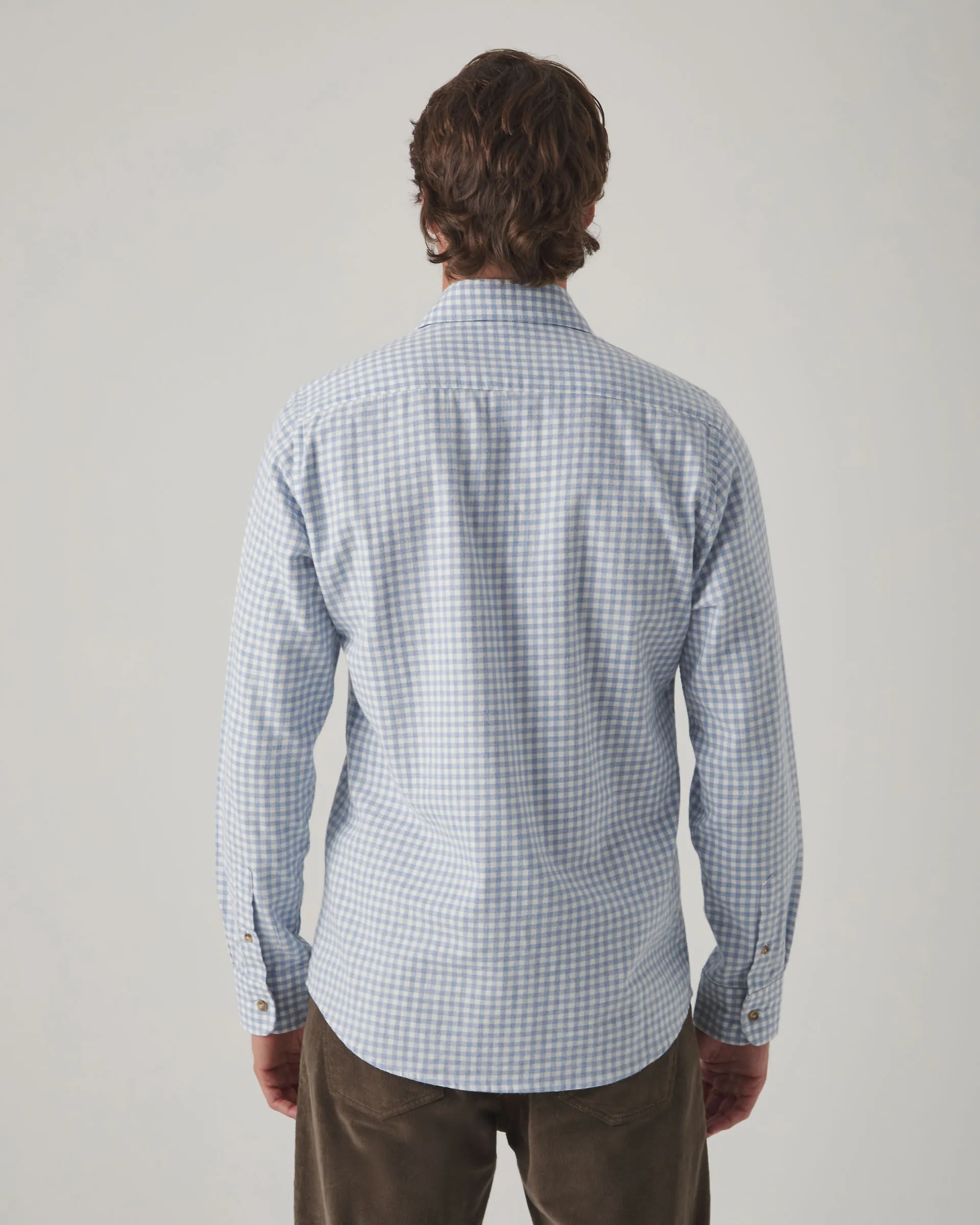 Camisa Vichy Rustic Celeste - Image 3