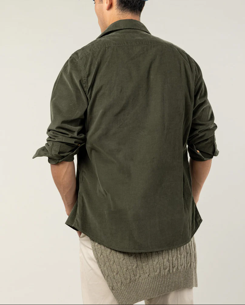 CAMISA WOOD POCKET KHAKI - Image 3