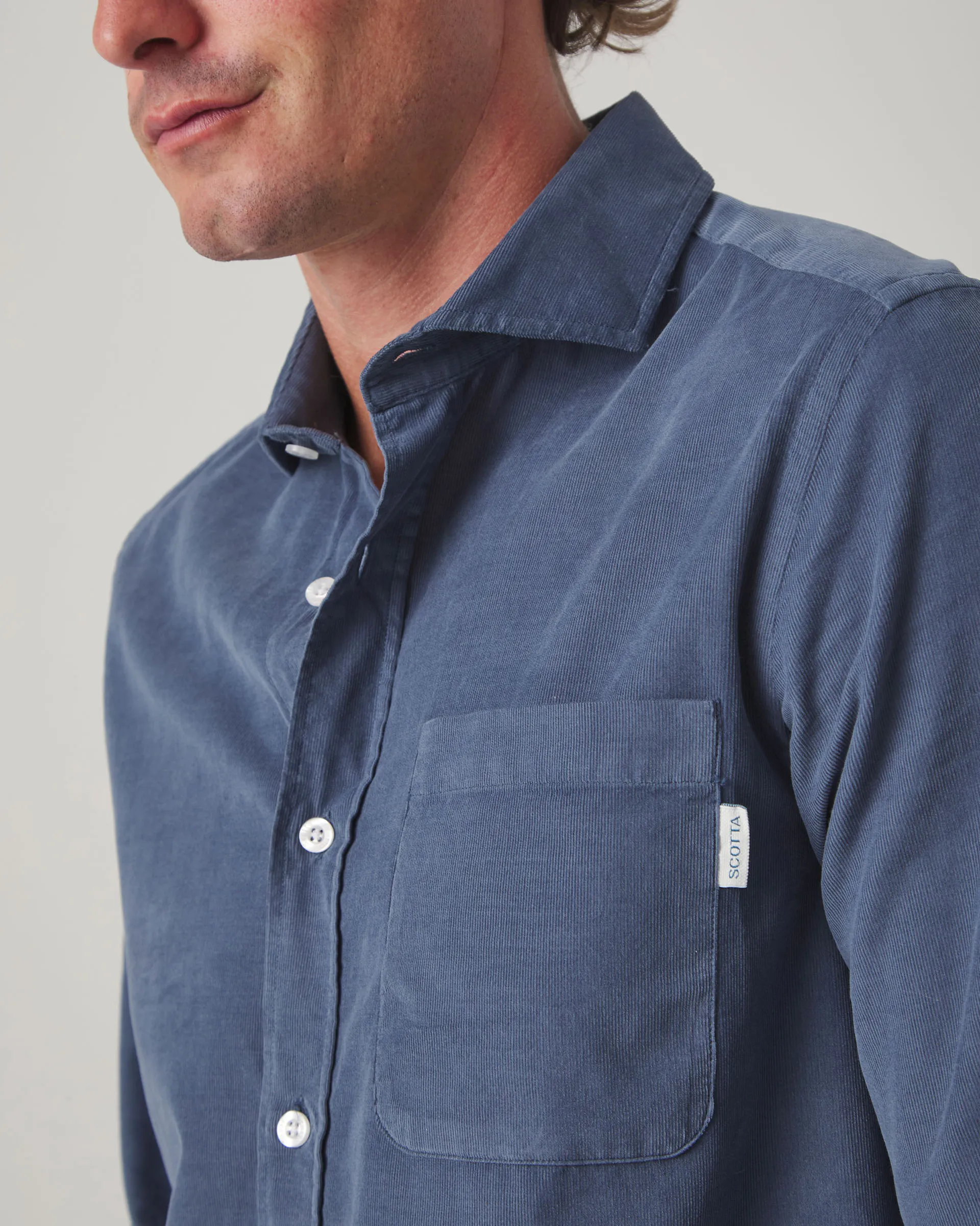Camisa Wood Pocket Marino - Image 3