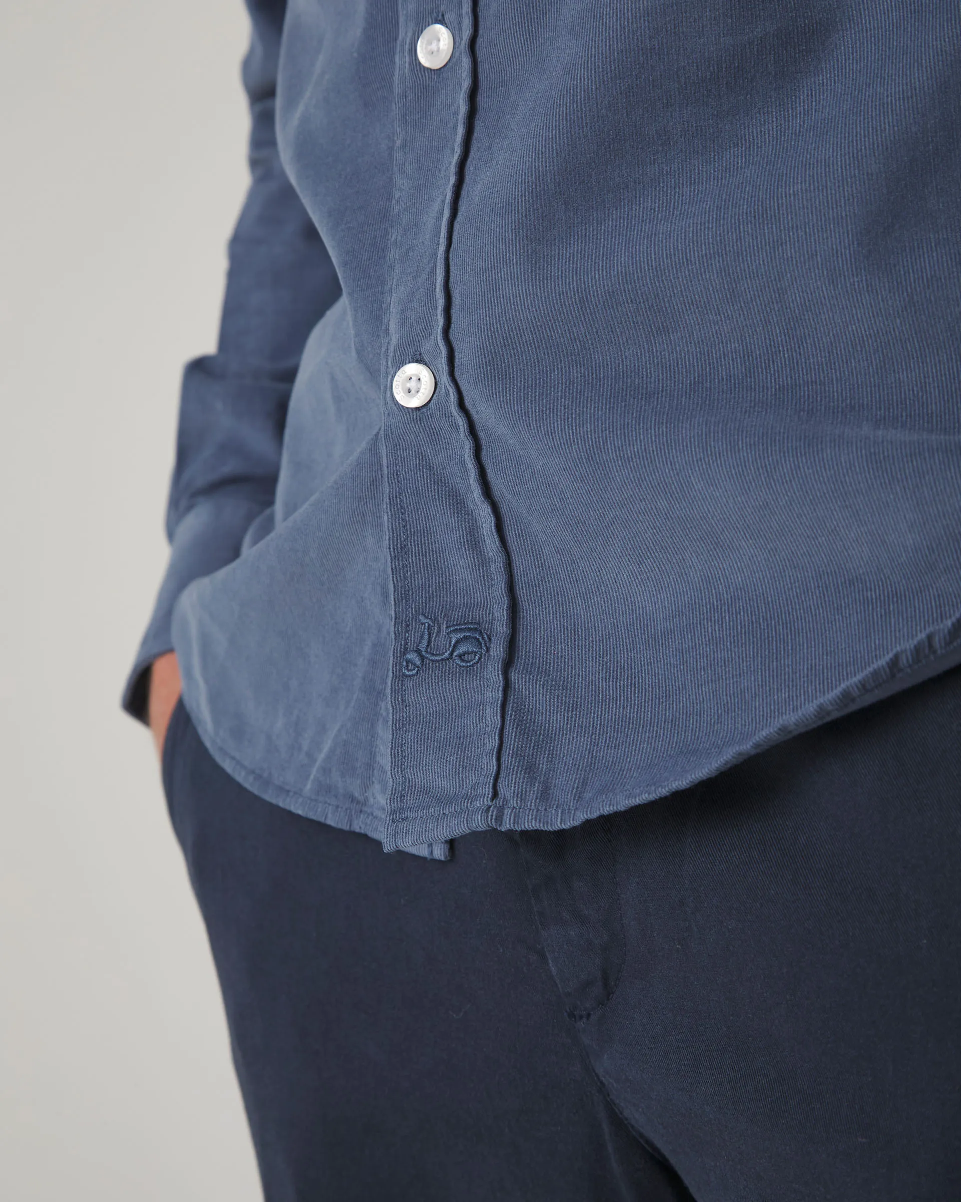 Camisa Wood Pocket Marino - Image 4