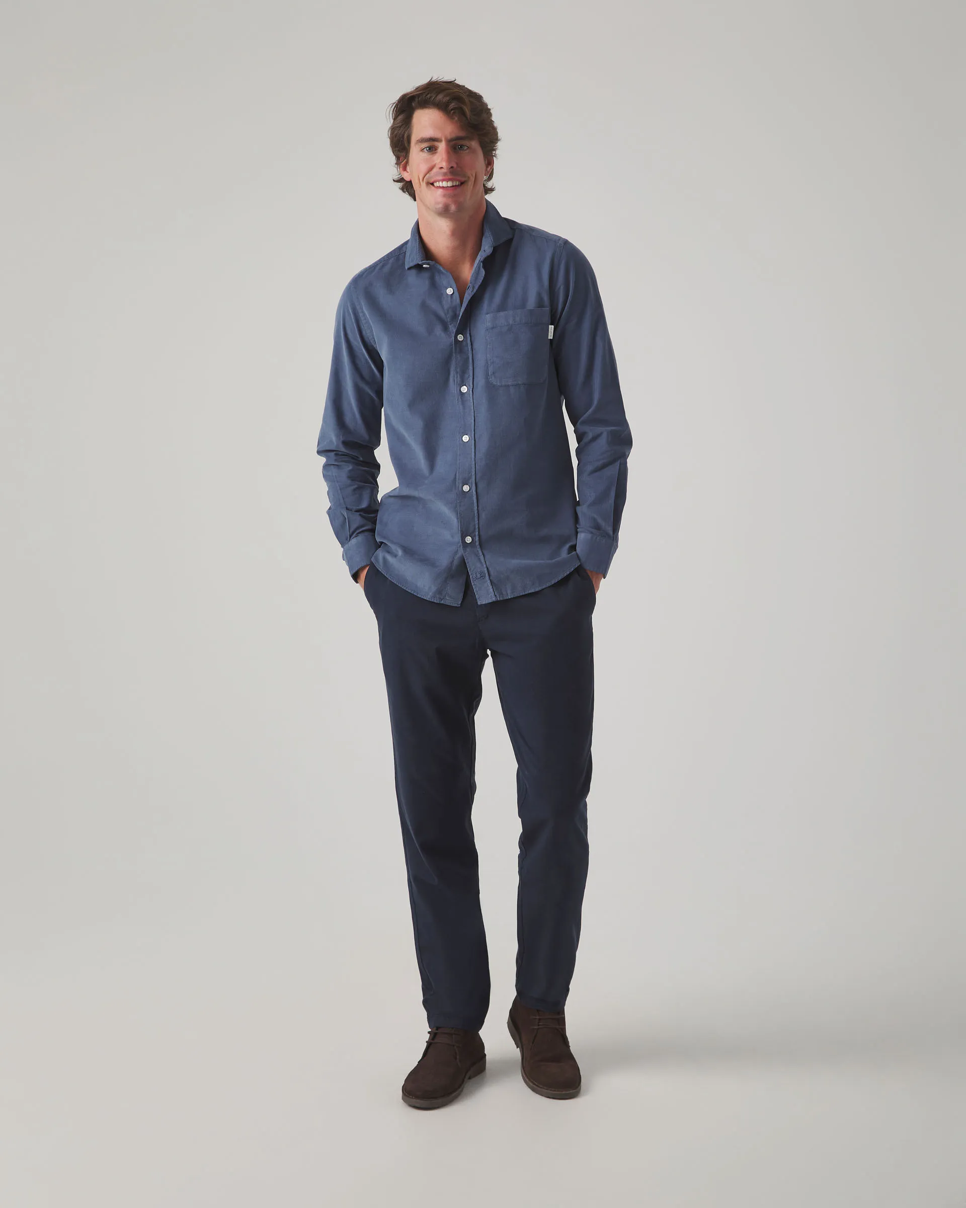 Camisa Wood Pocket Marino - Image 5