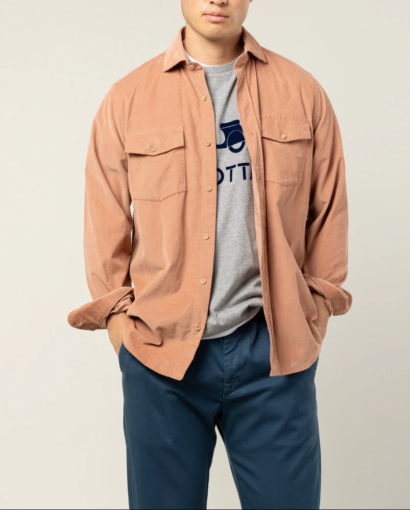 CAMISA WOOD POCKET ROSA - Image 4