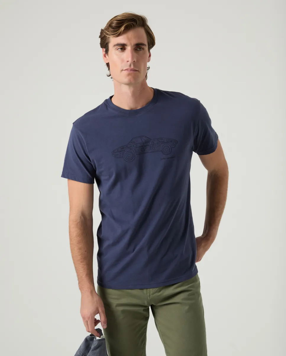 Camiseta Car Marino