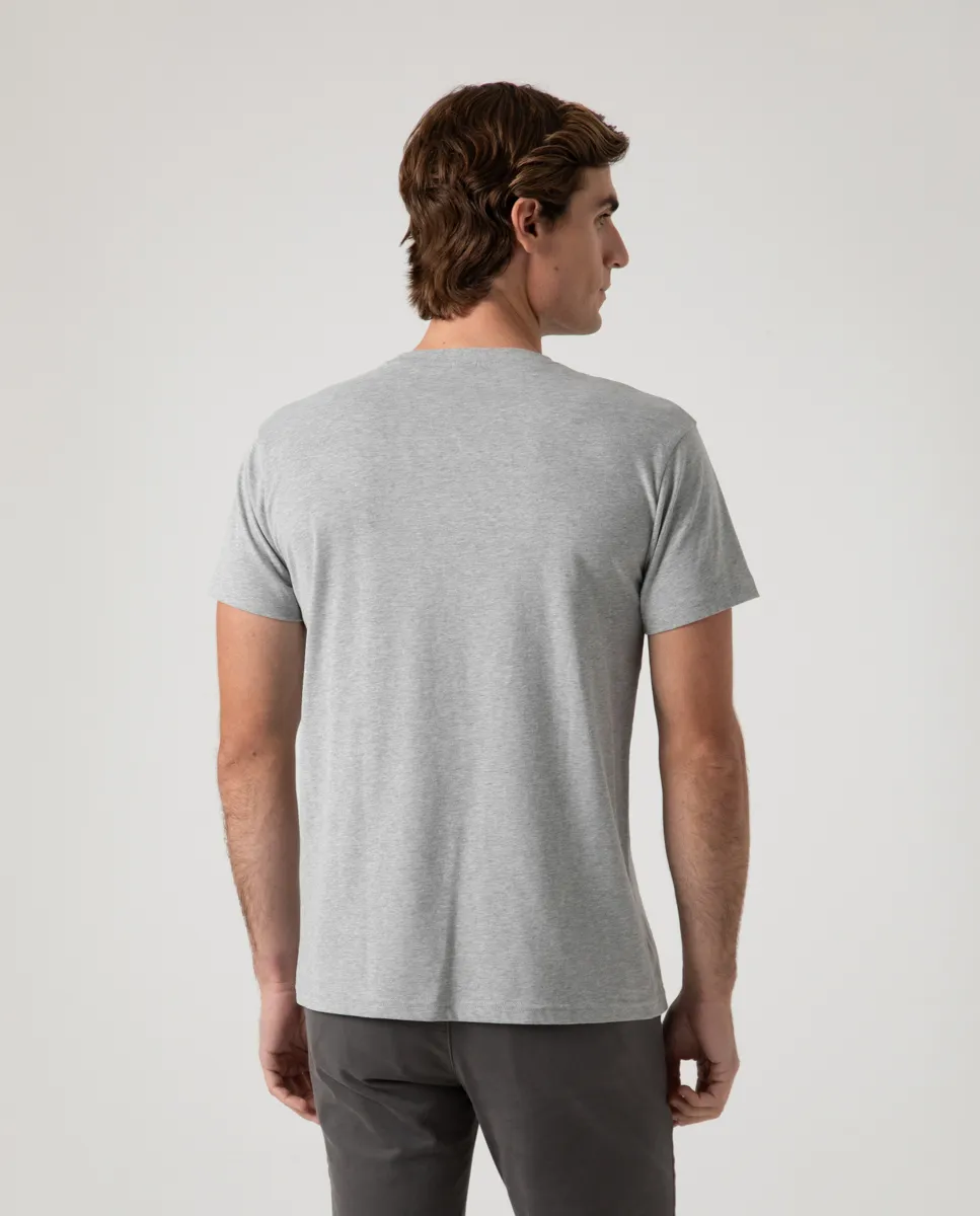 Camiseta Logo Frontal Gris - Image 3
