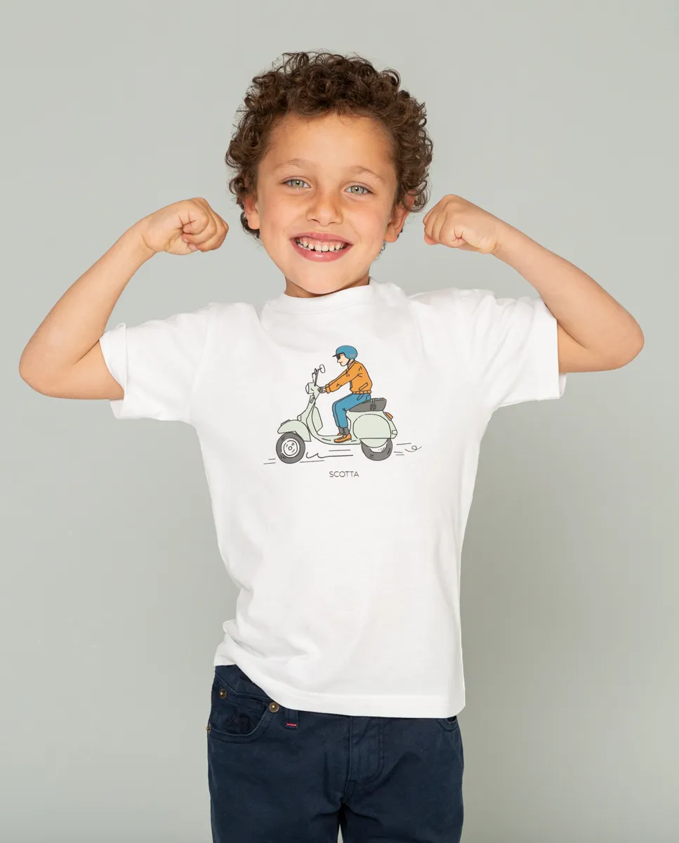 Camiseta niño comic blanco - Image 3