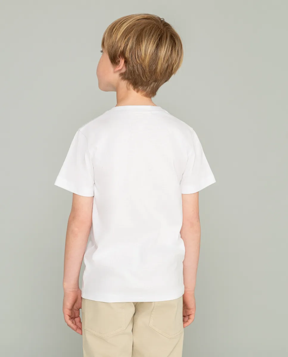 Camiseta Niño Logo Blanco - Image 2