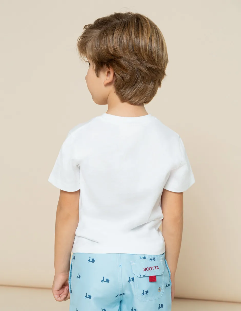 CAMISETA NIÑO LOGO STITCH BLANCO - Image 2