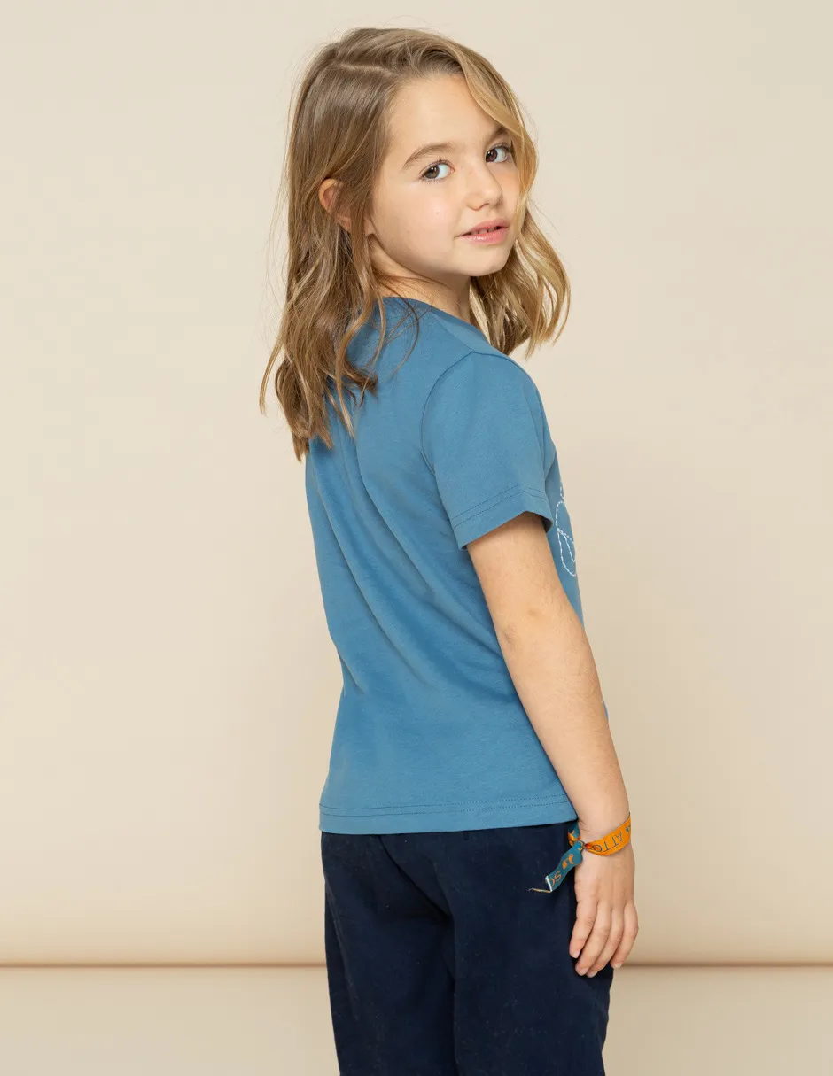 CAMISETA NIÑO LOGO STITCH MARINO - Image 2
