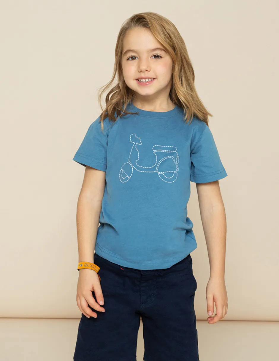 CAMISETA NIÑO LOGO STITCH MARINO - Image 3