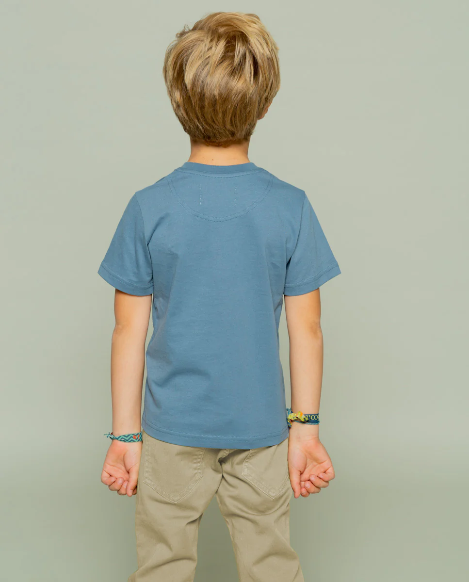 Camiseta niño moto denim - Image 3
