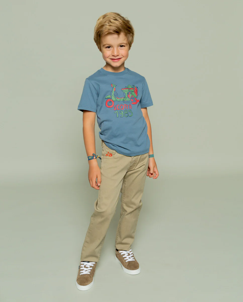 Camiseta niño moto denim - Image 4