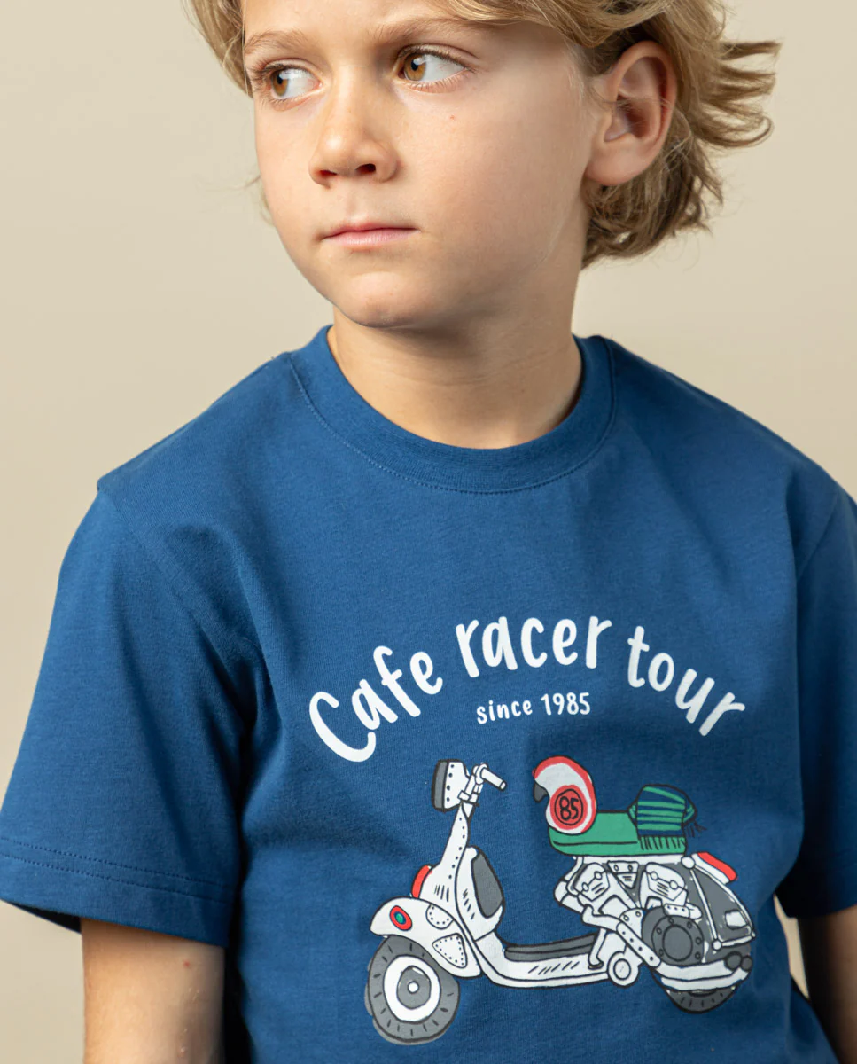 Camiseta niño moto tour marino - Image 3