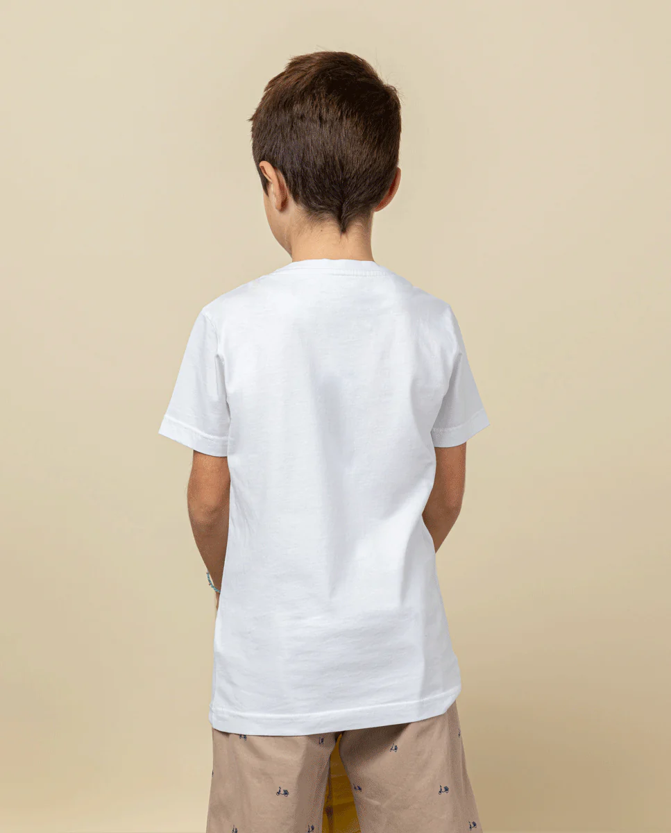 Camiseta niño rainy blanco - Image 2