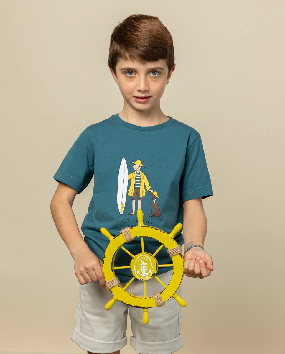 Camiseta niño rainy denim - Image 3