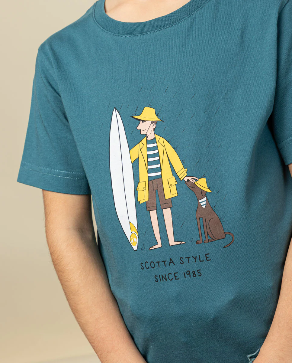 Camiseta niño rainy denim - Image 4