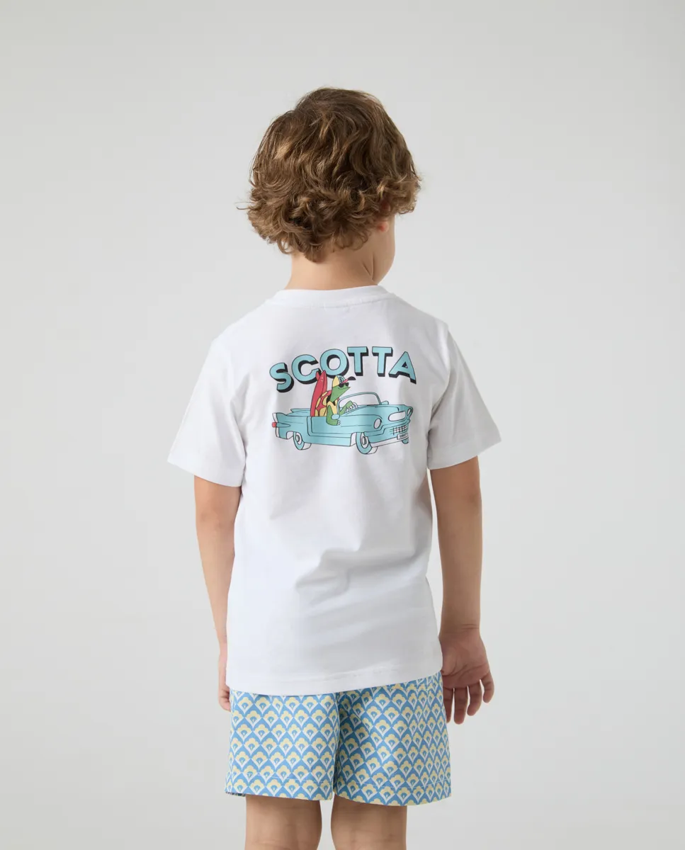 Camiseta Niño Turtle Blanco - Image 4