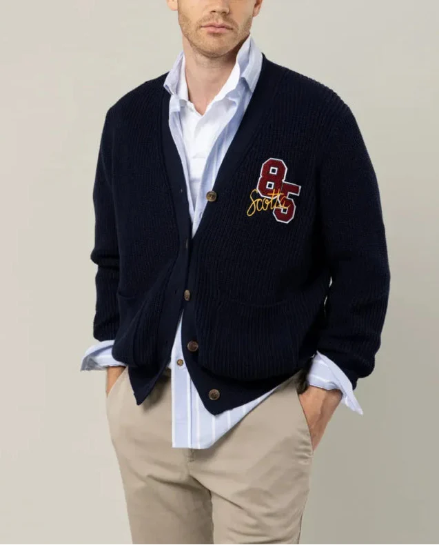 CARDIGAN CAMBRIDGE MARINO