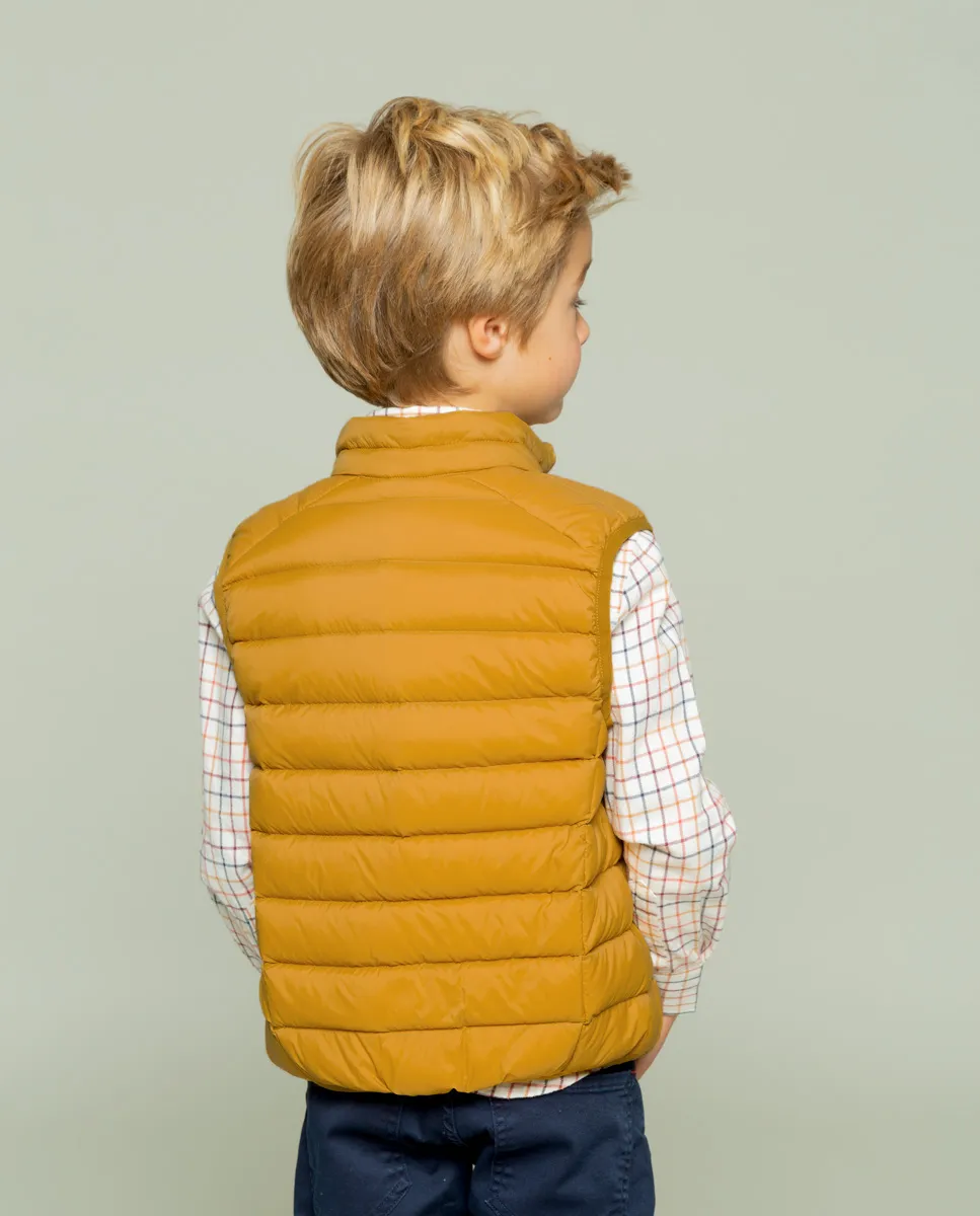Chaleco niño classic acolchado mostaza - Image 3
