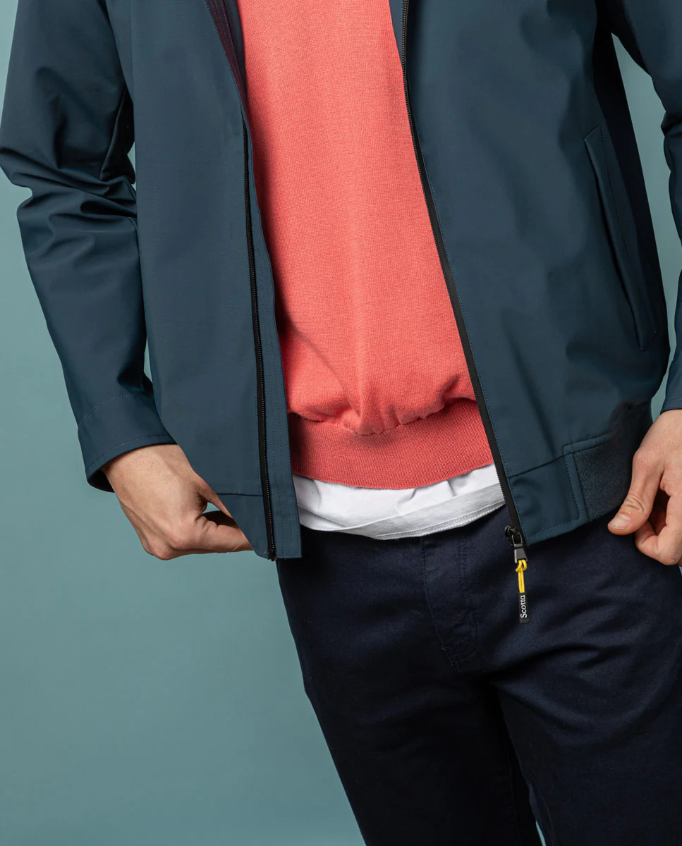 Chaqueta corta técnica marino - Image 3
