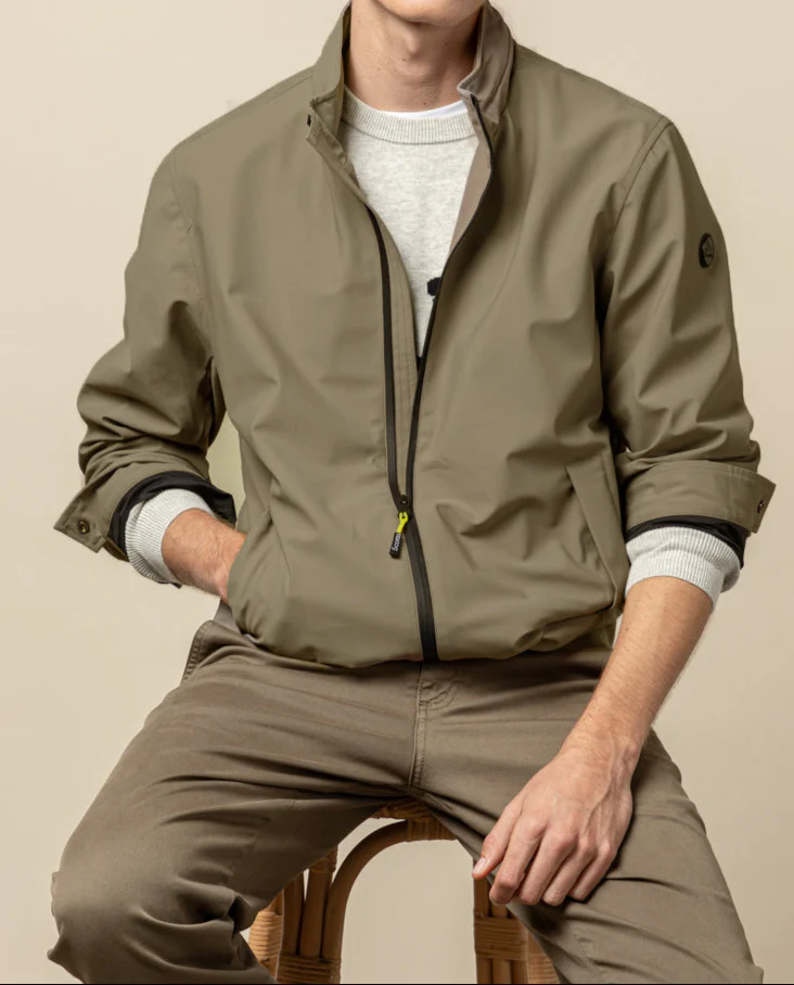 Chaqueta corta técnica topo - Image 4