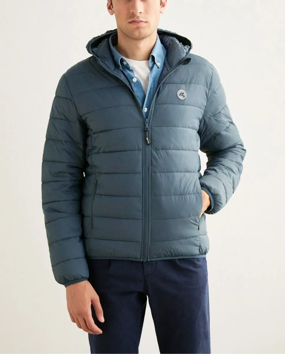 CHAQUETA HOOD ACOLCHADO DENIM - Image 3