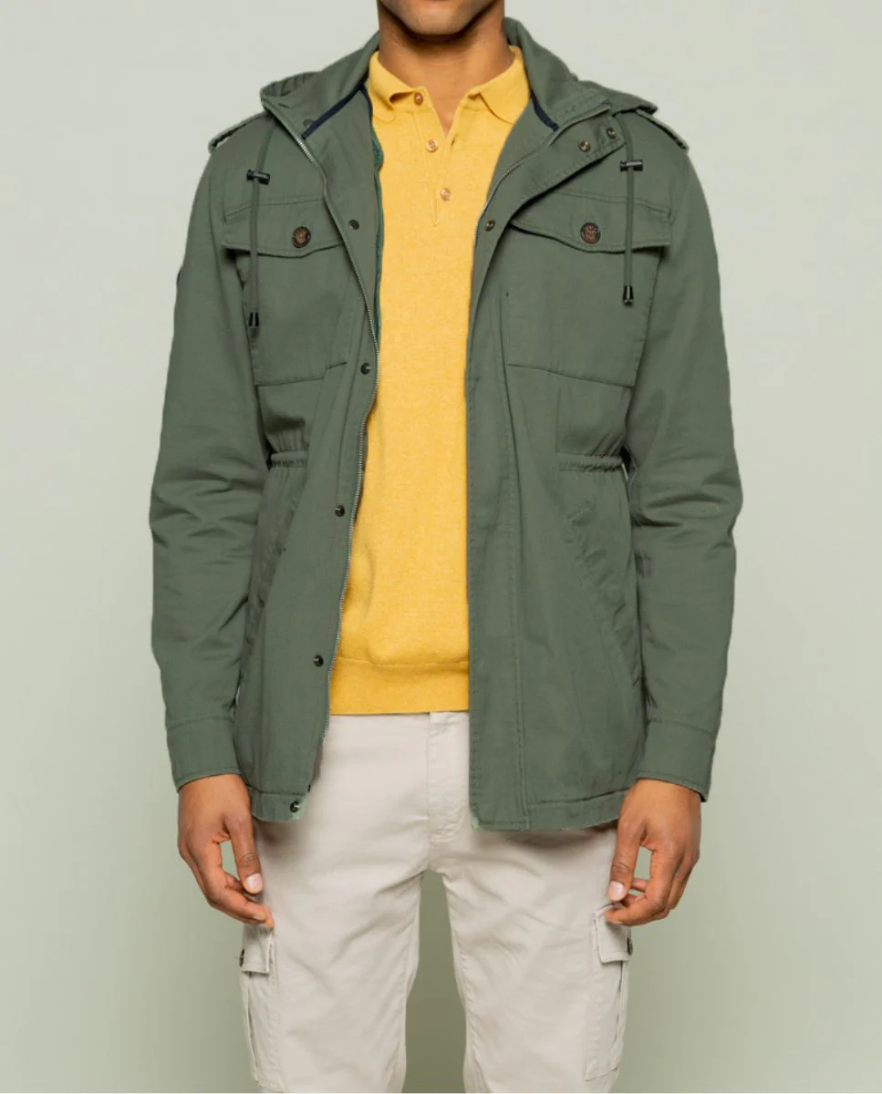 Chaqueta sahariana khaki