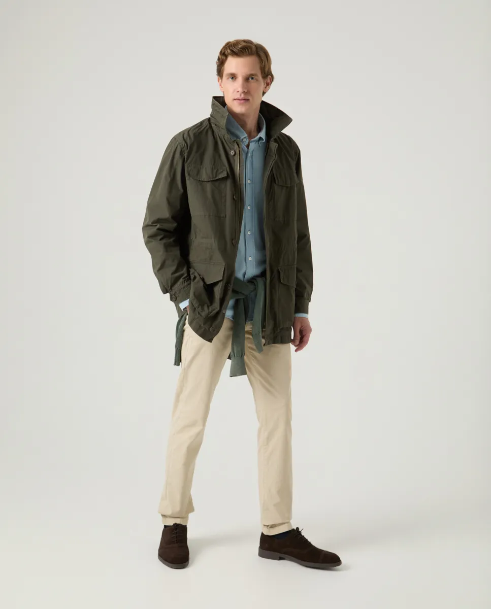Chaqueta Sahariana Ligera Khaki - Image 13