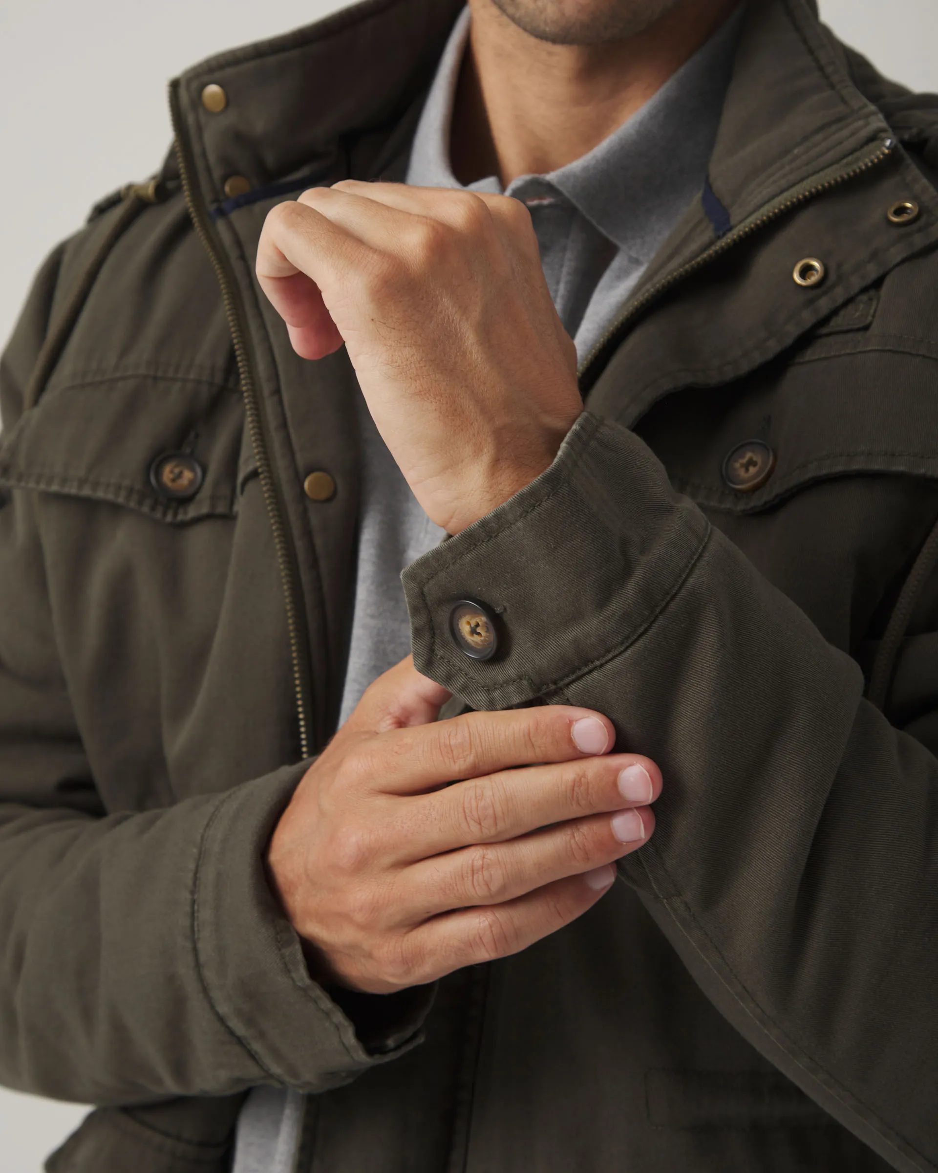Chaqueta Sahariana Pockets Khaki - Image 4