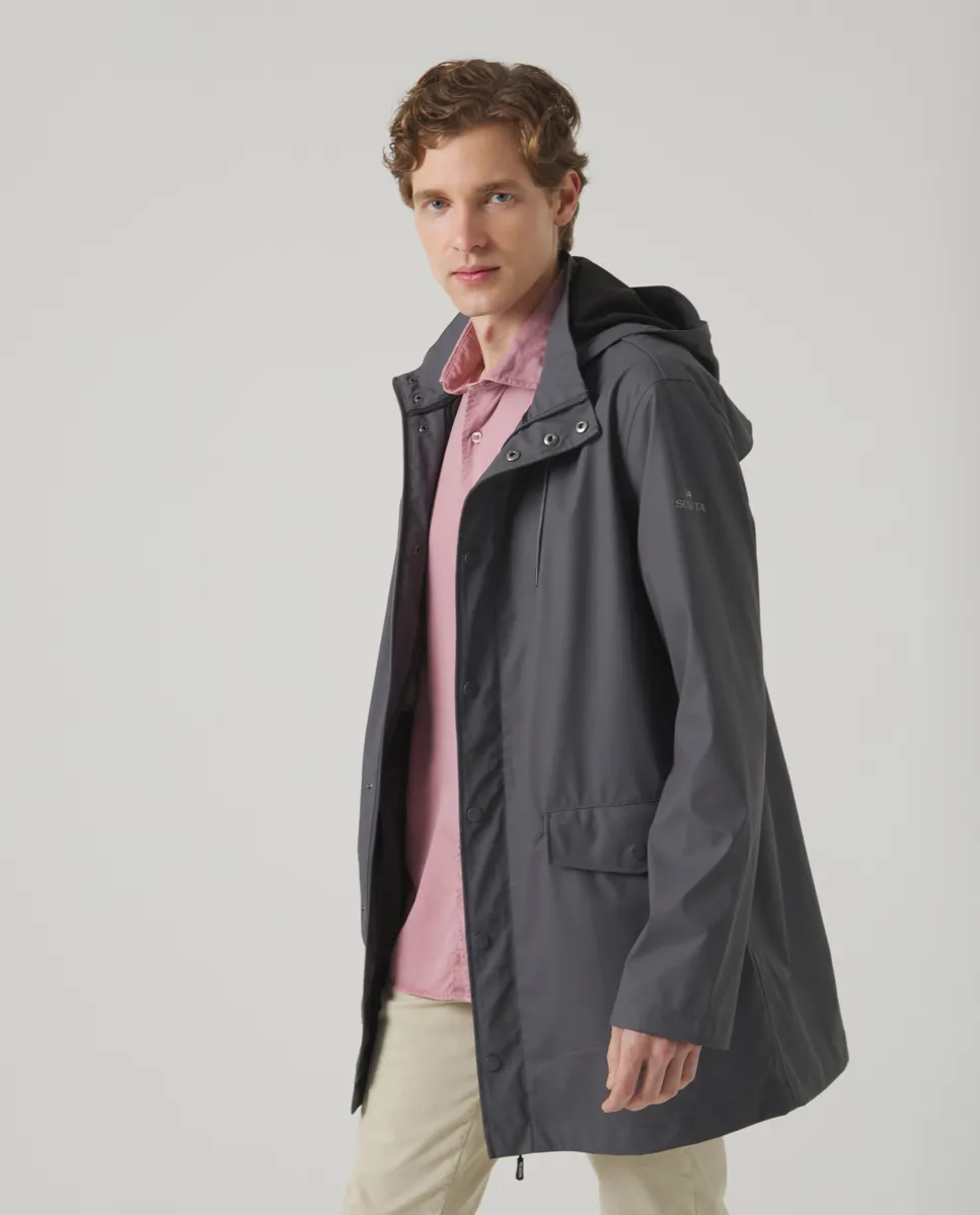 Chubasquero Rainy Gris Oscuro - Image 5
