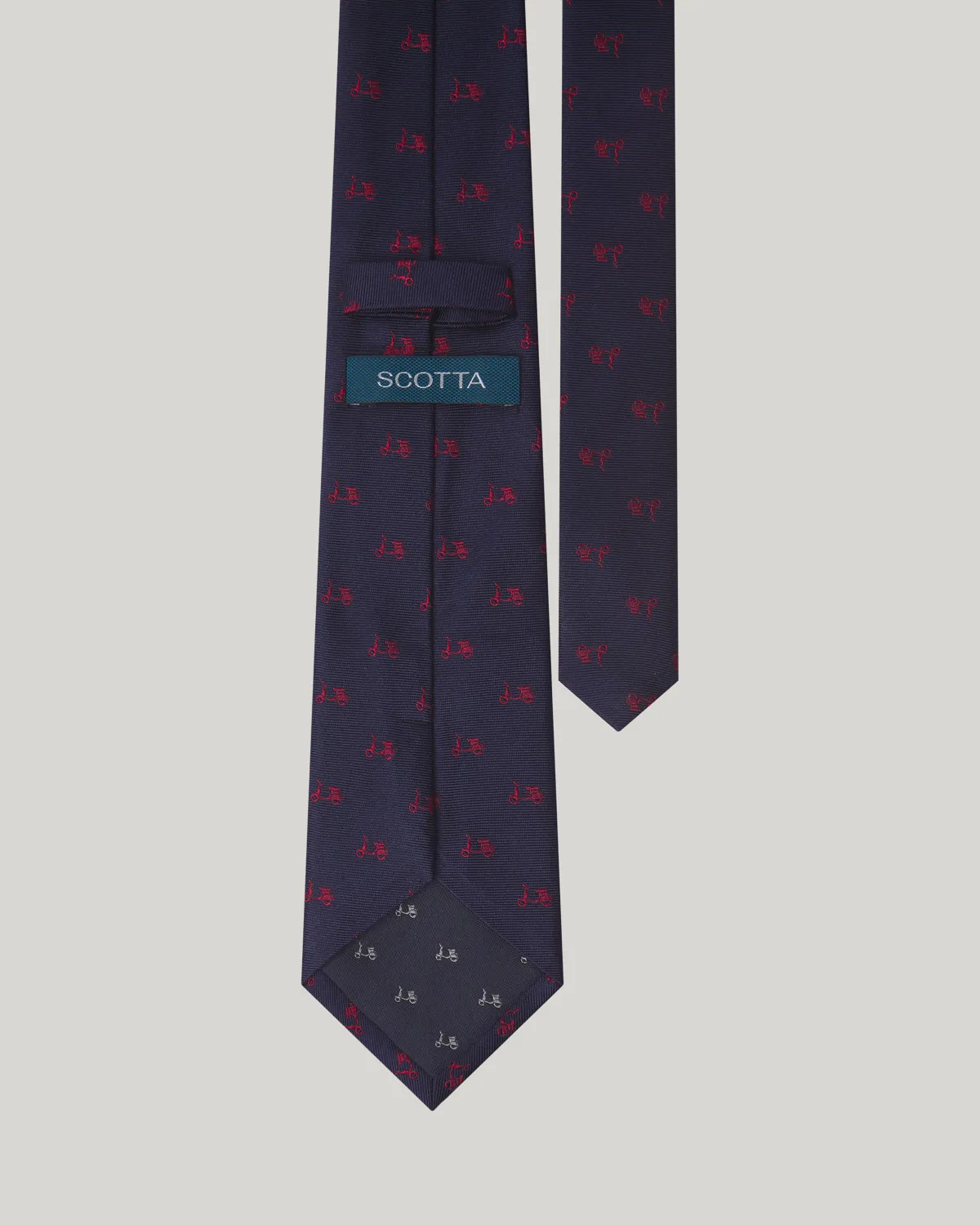 Corbata logo seda marino - Image 3