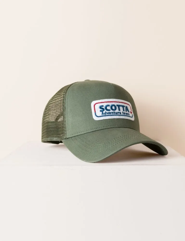 Gorra rejilla parche verde - Image 3
