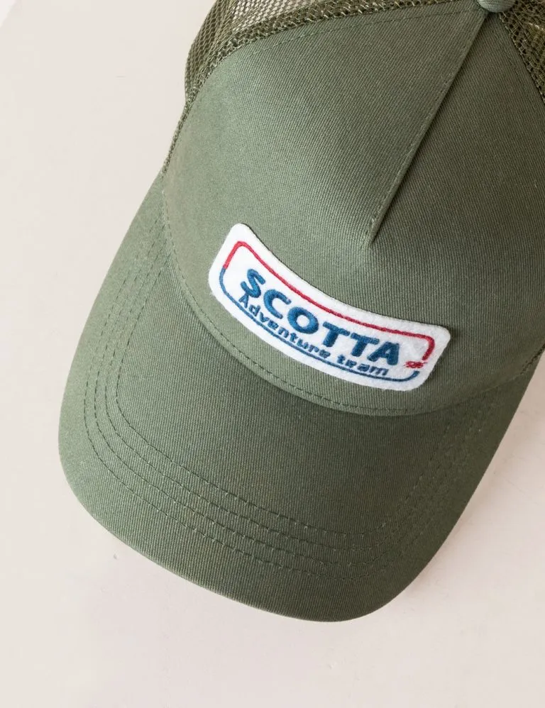 Gorra rejilla parche verde - Image 4