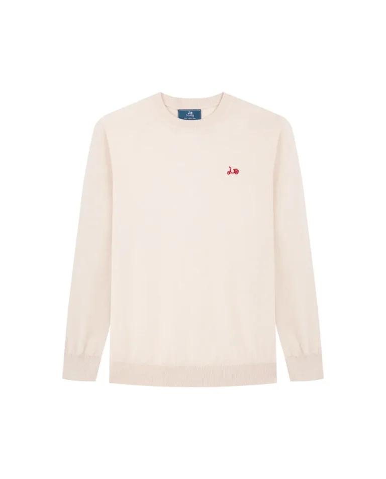 JERSEY CLASSIC CREW NECK MERINO CRUDO - Image 4