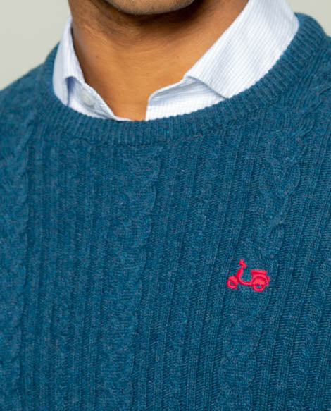 Jersey crew neck ochos oceano - Image 2