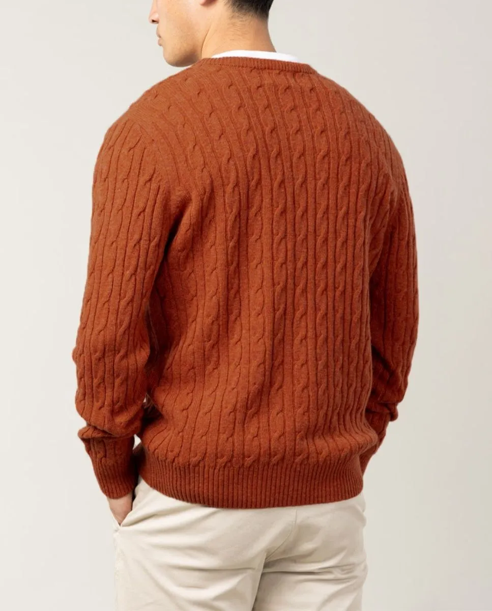 Jersey crew neck ochos teja - Image 3