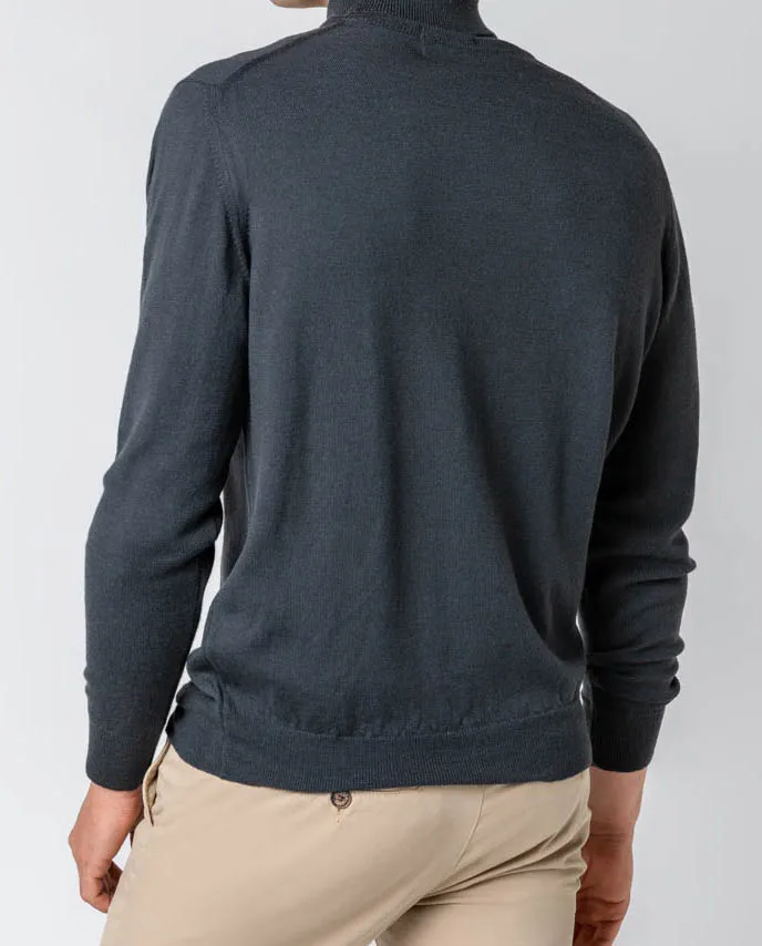 Jersey cuello cisne gris oscuro - Image 3